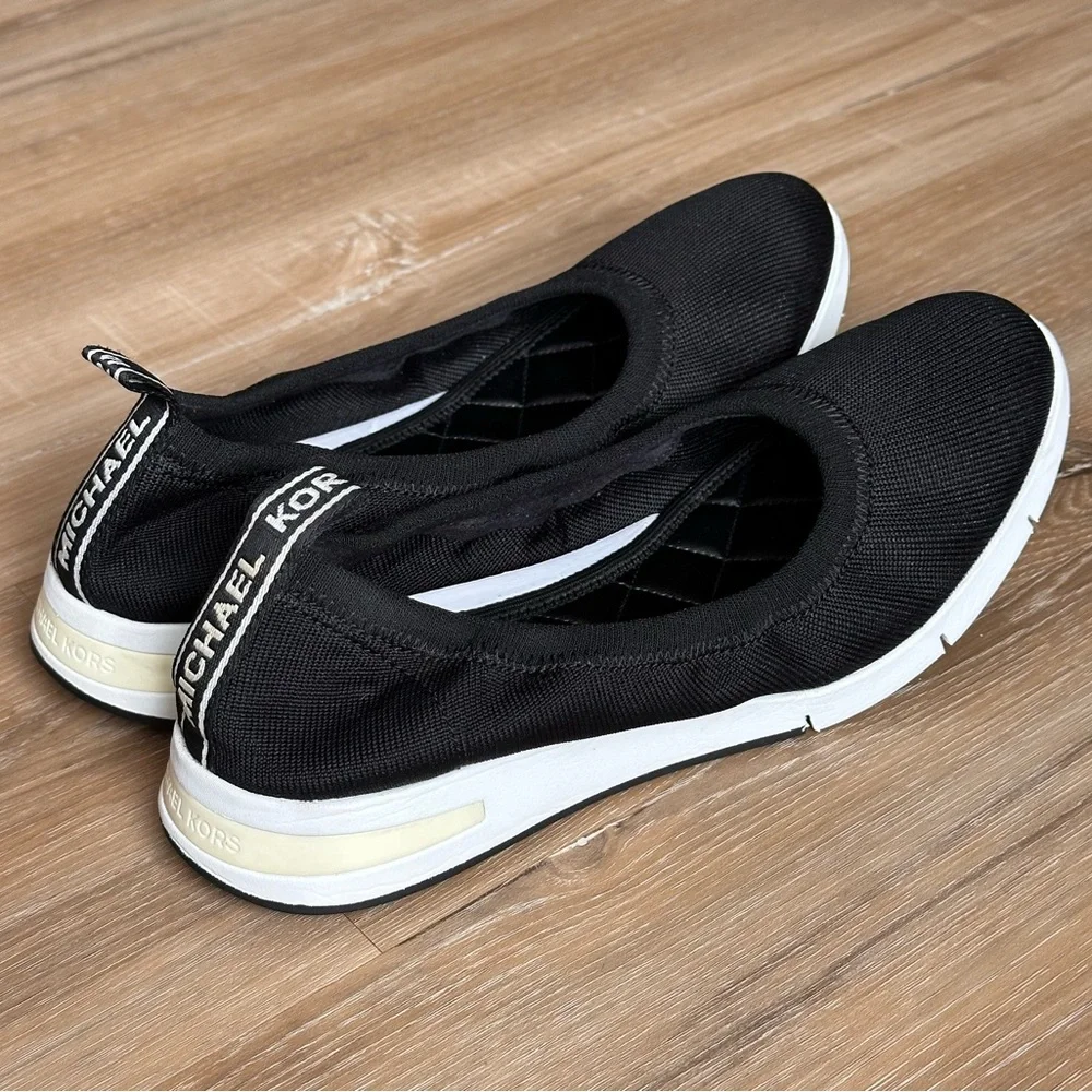 Michael Kors Black and White Flats